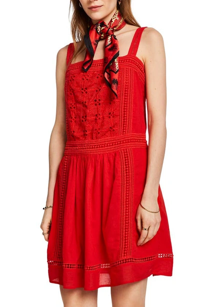 Shop Scotch And Soda Summer Broderie Anglaise Sundress In Poppy Red