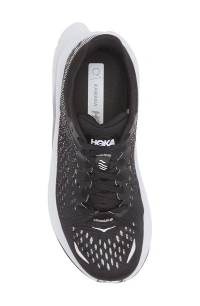 Shop Hoka One One Kawana Running Shoe In Black / White