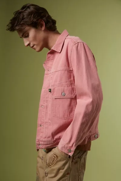Shop Levi's Fresh Contemporary Type Ii Trucker Jacket In Pink