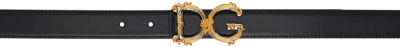 Shop Dolce & Gabbana Black Calfskin Belt