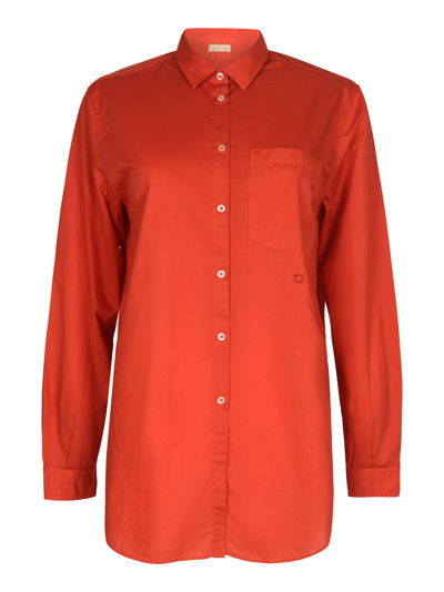 Shop Massimo Alba Long-sleeved Shirt In Sunset