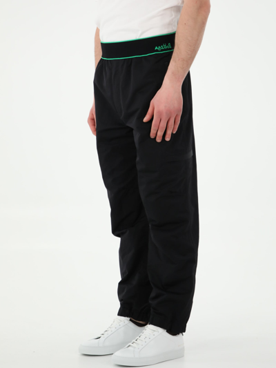 Shop Bottega Veneta Black Cargo Trousers