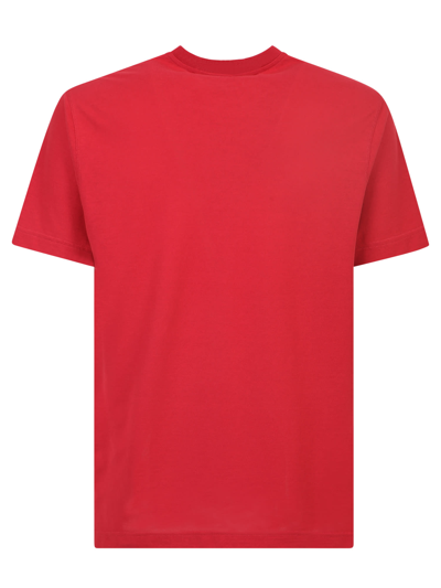 Shop Zanone Rollneck T-shirt In Red