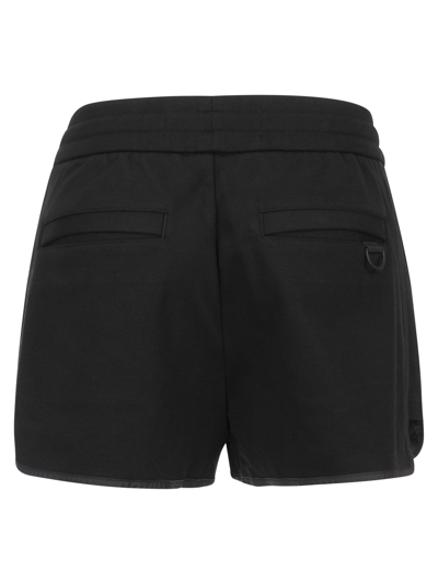 Shop Moose Knuckles Laguna - Nylon And Cotton Shorts In Black