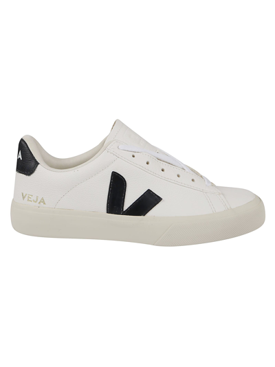 Shop Veja Sneakers Campo In Extra White/black