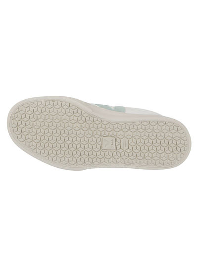 Shop Veja Sneakers Campo In Extra White/matcha