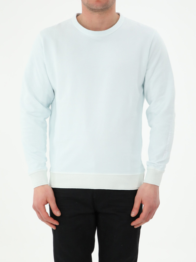 Shop C.p. Company Light-blue Cotton Sweatshirt