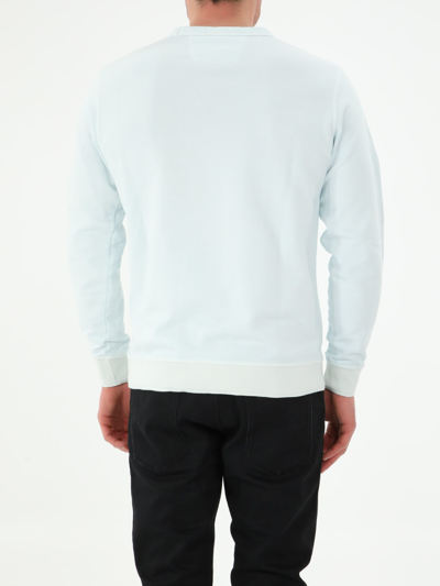 Shop C.p. Company Light-blue Cotton Sweatshirt