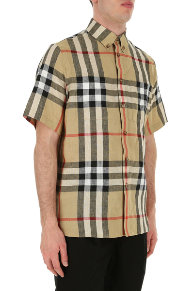 Shop Burberry Camicia-l Nd  Male