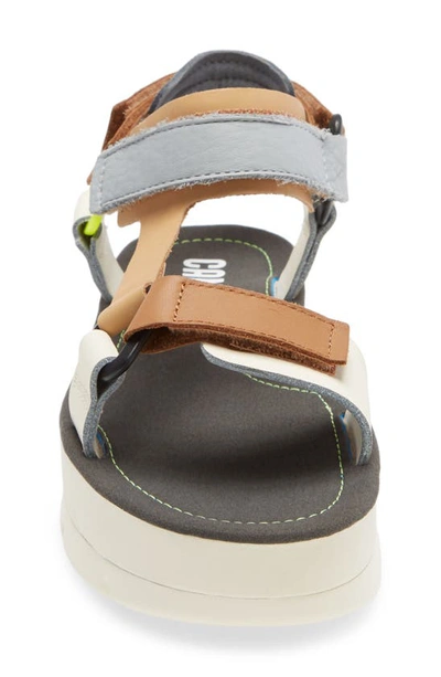 Shop Camper Oruga Up Platform Sport Sandal In White Multicolor Leather