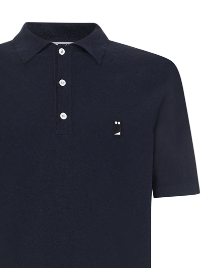 Shop Grifoni Polo Shirt In Blue