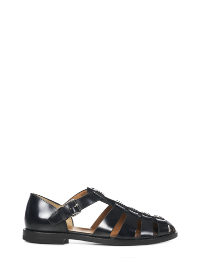 Shop Church's Fisherman Sandals In Black