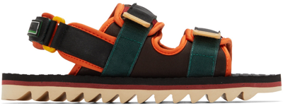 Ps By Paul Smith Touch-strap Open-toe Sandals In 17 Oranges