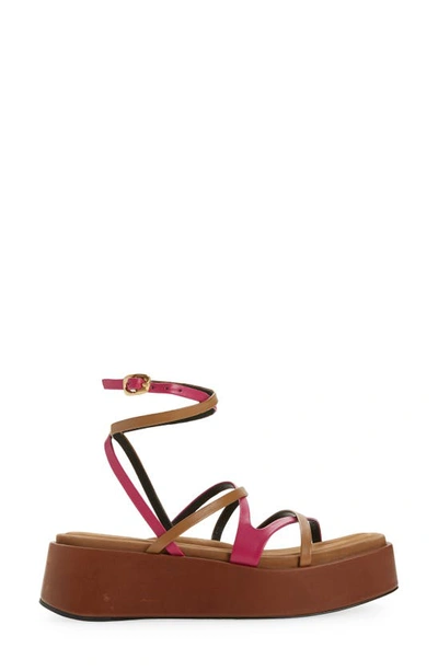 Shop Rag & Bone Logan Platform Sandal In Fuchsia
