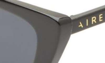 Shop Aire Titania V2 53mm Cat Eye Sunglasses In Black / Smoke Mono