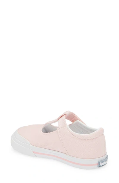 Footmates Drew Mary Jane Sneaker In Rose