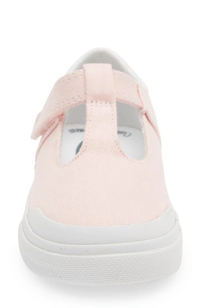 Footmates Drew Mary Jane Sneaker In Rose