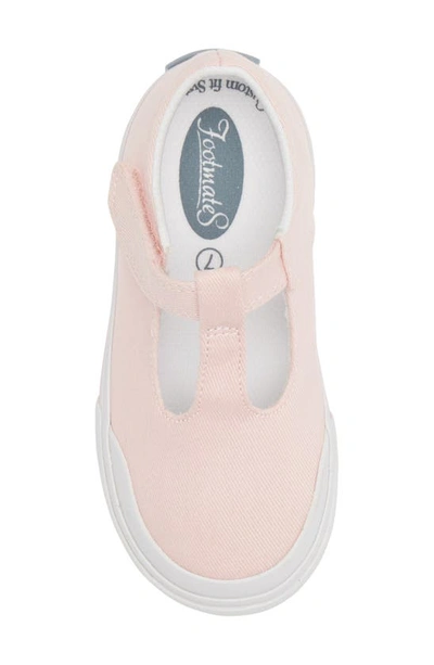 Footmates Drew Mary Jane Sneaker In Rose