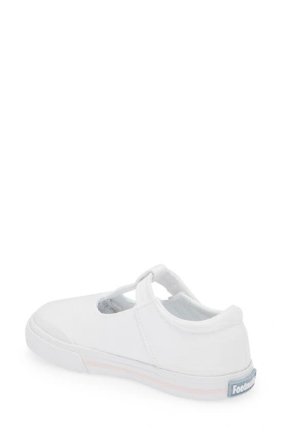 Shop Footmates Drew Mary Jane Sneaker In White