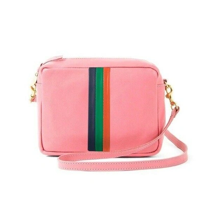 Clare V. - Midi Sac in Natural Rustic with Neon Pink Stripe – Shop one.  Augusta