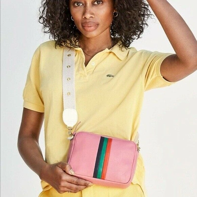 Clare V. - Midi Sac in Natural Rustic with Neon Pink Stripe – Shop one.  Augusta