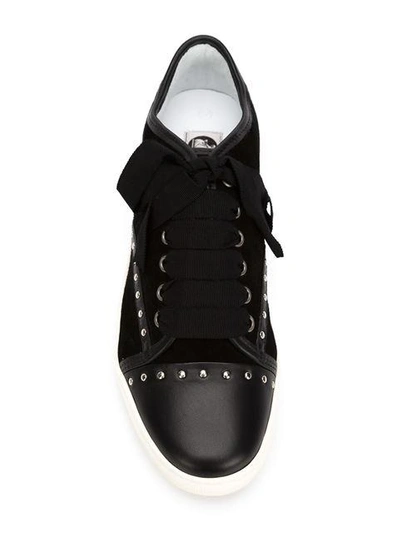 Shop Lanvin Studded Sneakers