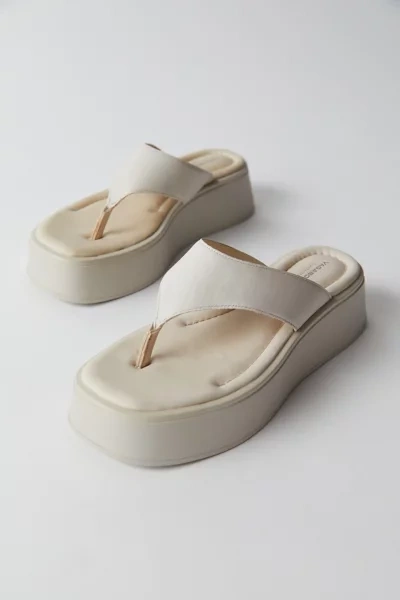 Shop Vagabond Shoemakers Courtney Thong Platform Sandal In Ivory