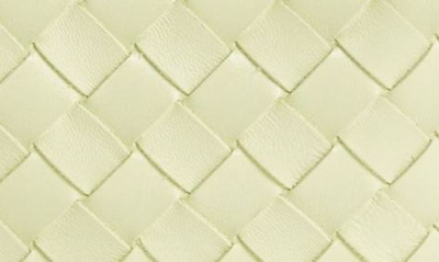 Shop Bottega Veneta Small Intrecciato Leather Crossbody Bag In Lemon Washed Gold