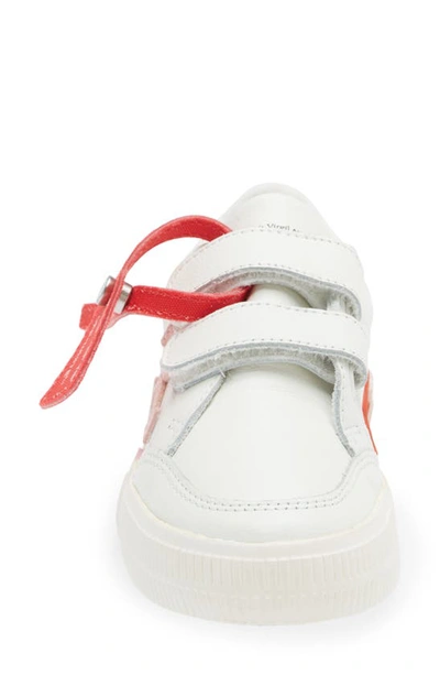 Shop Off-white Kids' Vulcanized Low Top Sneaker In White/ Pink