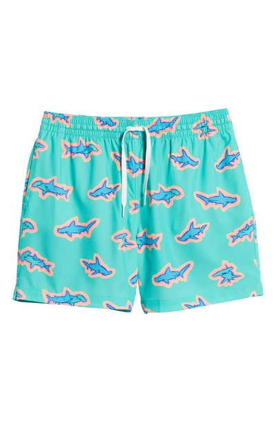 Shop Chubbies The Apex Swimmers Swim Trunks In Mint