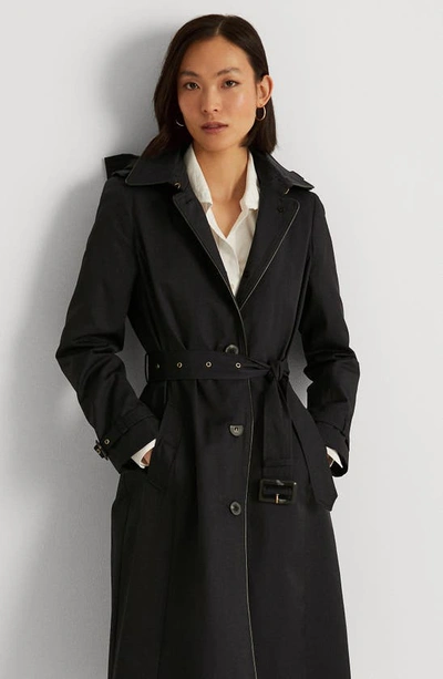 Lauren ralph lauren hooded trench clearance coat