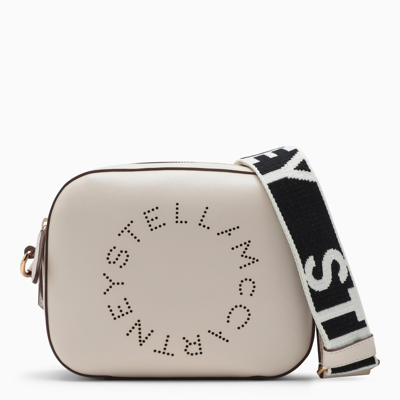 Shop Stella Mccartney White Stella Logo Mini Bag