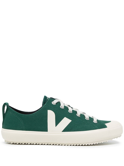 Shop Veja Nova Sneakers In Green