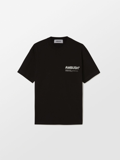 Shop Ambush Jersey Workshop T-shirt Black Cloud Danc