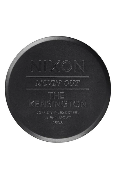 Shop Nixon 'the Kensington' Bracelet Watch, 37mm In Black