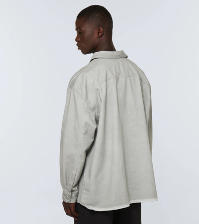 Shop A-cold-wall* Dye Tech Overshirt In Light Grey