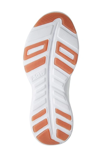 Apl Athletic Propulsion Labs Techloom Pro Knit Running Shoe In White/ Black/ Gum