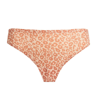 Shop Chantelle Softstretch Thong In Brown