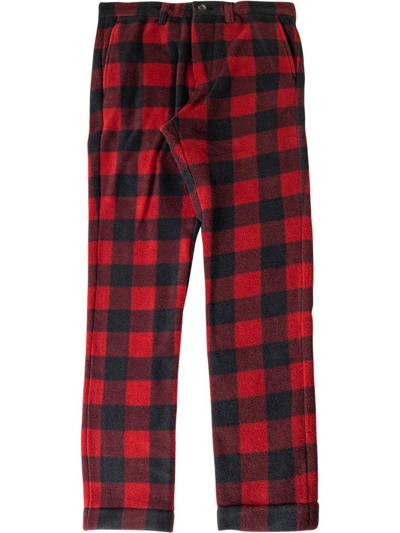 Shop Palace X Ralph Lauren Polar Fleece Chinos In Red