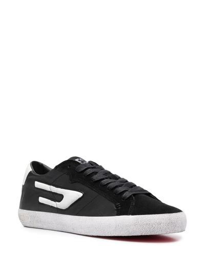 Shop Diesel Red Tag S-leroji Low-top Sneakers In Schwarz