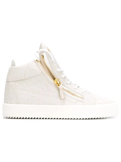 Giuseppe Zanotti 'kriss' Mid-top Sneakers In White