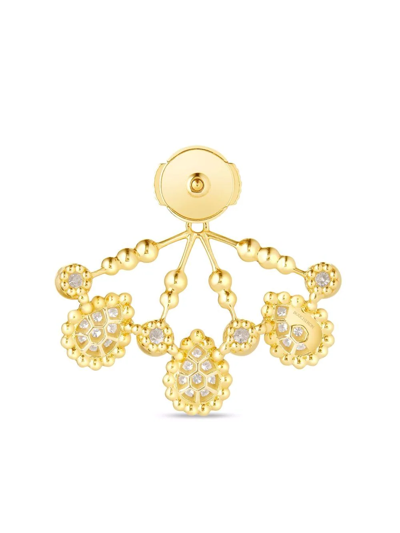 Shop Boucheron 18kt Yellow Gold Serpent Bohéme Diamond Earring