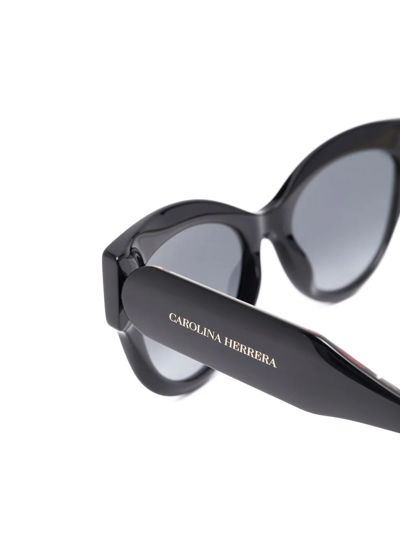 Carolina Herrera Wayfarer-frame Sunglasses In Black