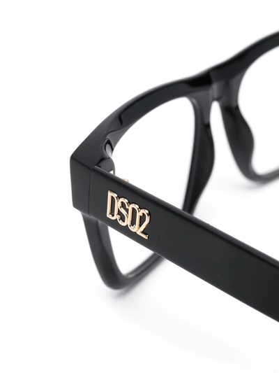 Dsquared2 Wayfarer-frame Glasses In Black