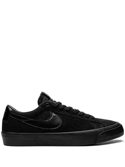 Shop Nike Sb Blazer Low Gt "triple Black" Sneakers In Schwarz