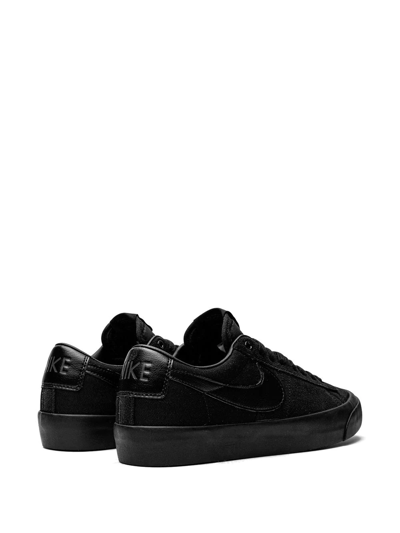 Shop Nike Sb Blazer Low Gt "triple Black" Sneakers In Schwarz