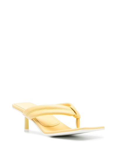Le Silla Aiko Square Toe Sandal In Gelb