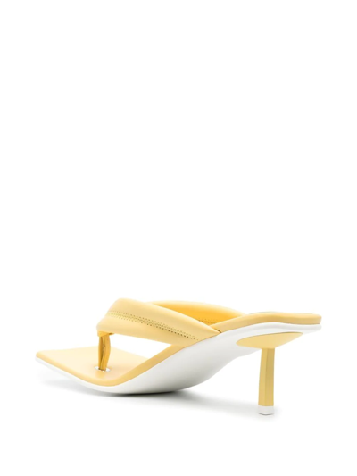 Le Silla Aiko Square Toe Sandal In Gelb