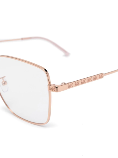 Michael Kors Square-frame Glasses In Rosa