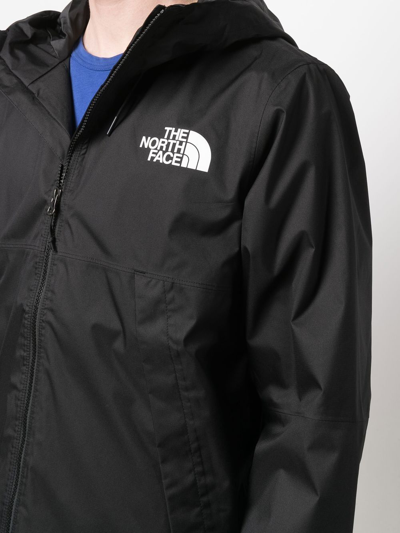 Shop The North Face Mountain Q Logo-print Windbreaker In Black